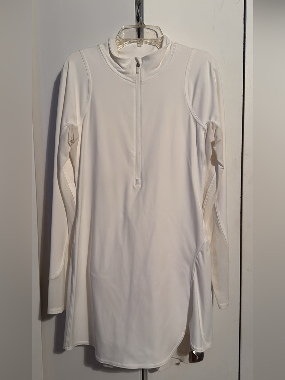lululemon athletica White Long-Sleeve 1/2 Zip Tunic